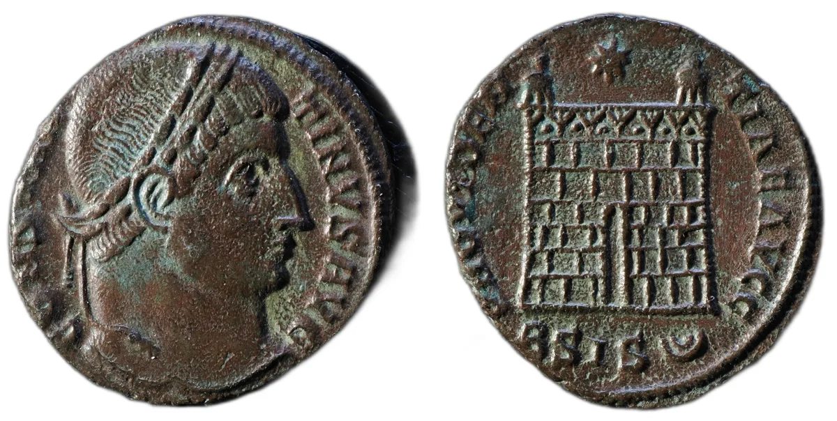 Constantine, follis, bronze, reign 306-337, minted 326-327