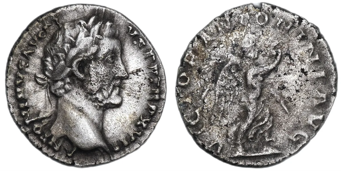 Forgery, Antoninus Pius obverse with an Elagabalus reverse