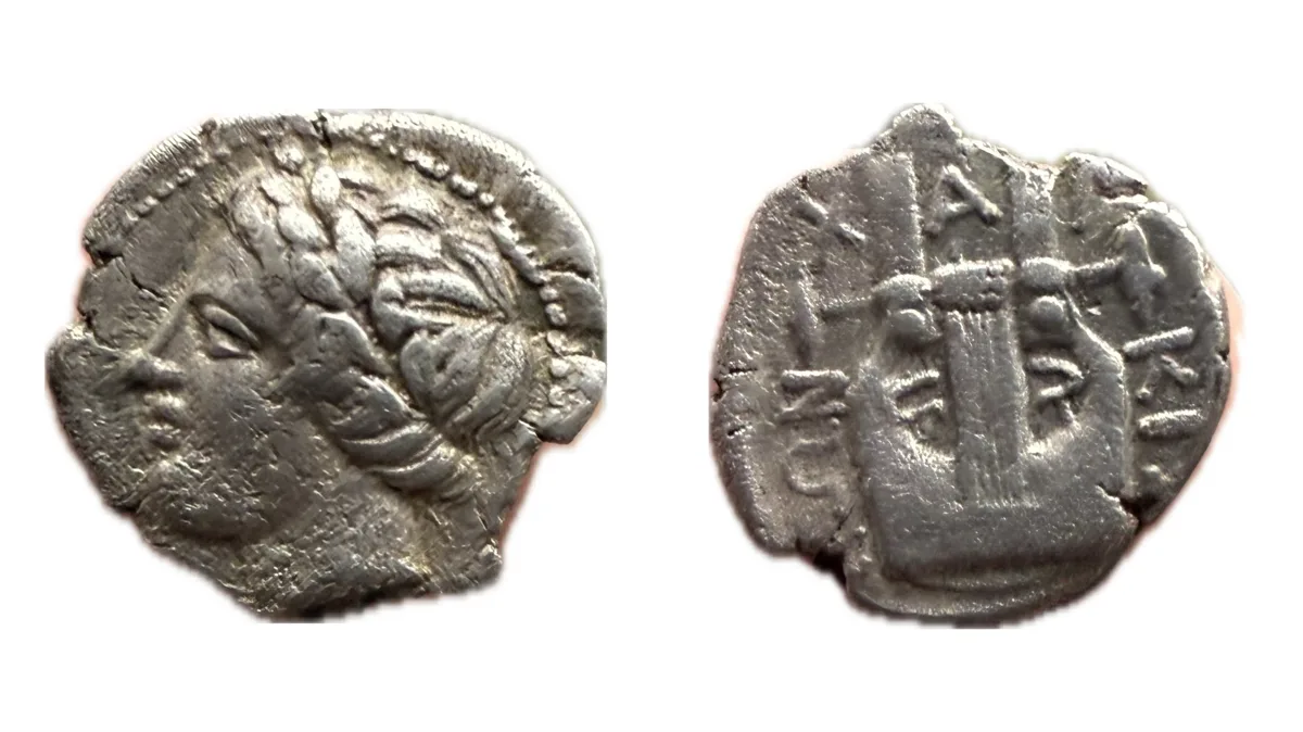 MACEDON, Chalkidian League, AR Tetrobol, 425 - 365 BC