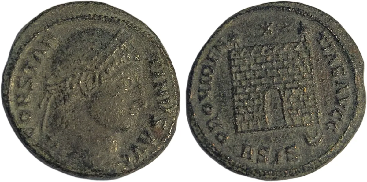 Constantine the Great Camp Gate AE4