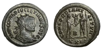 Diocletian, 284-305 Antoninianus Siscia circa 293-295, billon