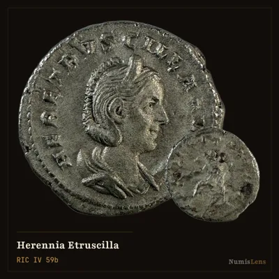 Herennia Etruscilla — Antoninianus, PVDICITIA AVG, Rome