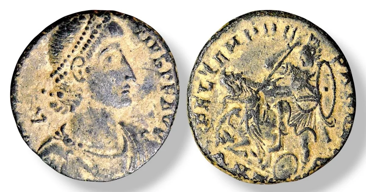 Constantius II, AD 337-361. AE3, Antioch mint, AD 350-355