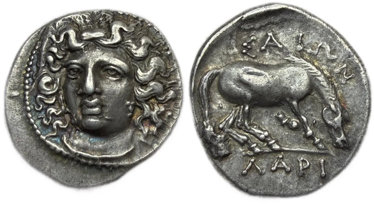 Thessaly, Larissa. Drachm circa 356-320,