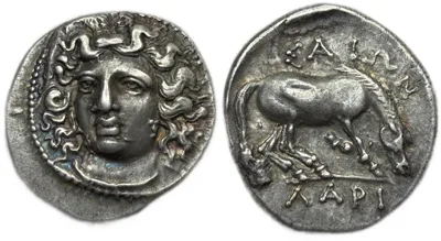 Thessaly, Larissa. Drachm circa 356-320,