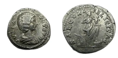 JULIA DOMNA (Augusta, 193-217). Denarius. Rome.