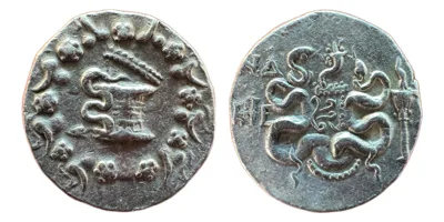 Ephesos — Cistophoric Tetradrachm, Serpents & Bow Case