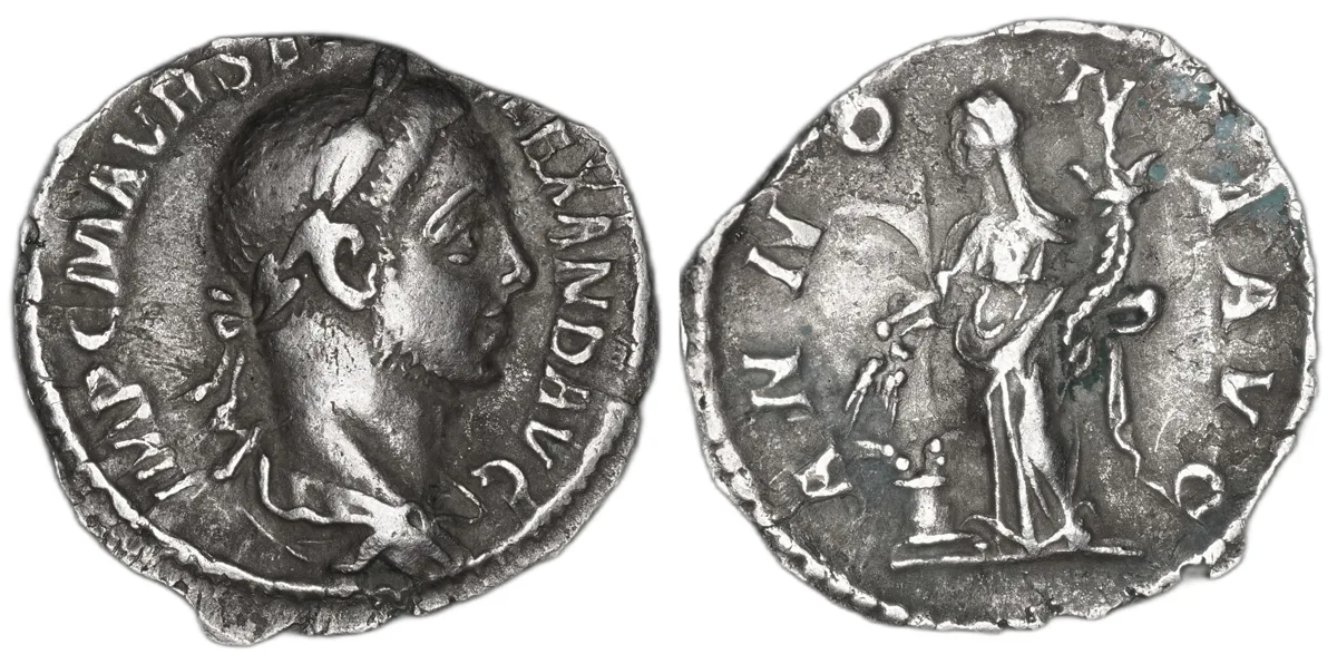 Severus Alexander, denarius, silver, reign 222-235, minted 222-228
