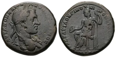 Moesia, Nicopolis. Macrinus, AD 217-218. AE. (13.44g. 26.67mm). Marcus Claudius
