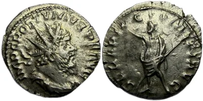 Postumus AR Antoninianus. Treveri, AD 266-267