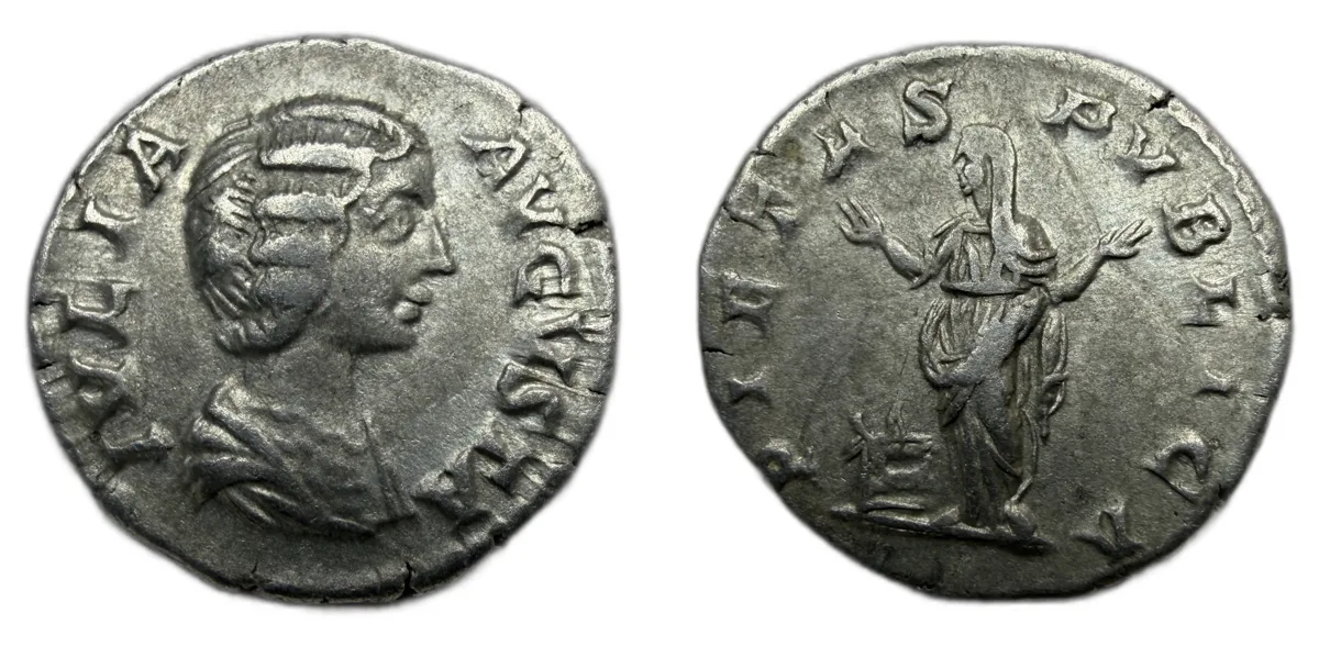 Julia Domna, Augusta, 193-217. Denarius RIC 574