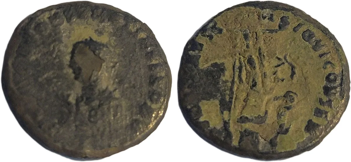 Constantinius II Jr. Iovi Conservatori AE4