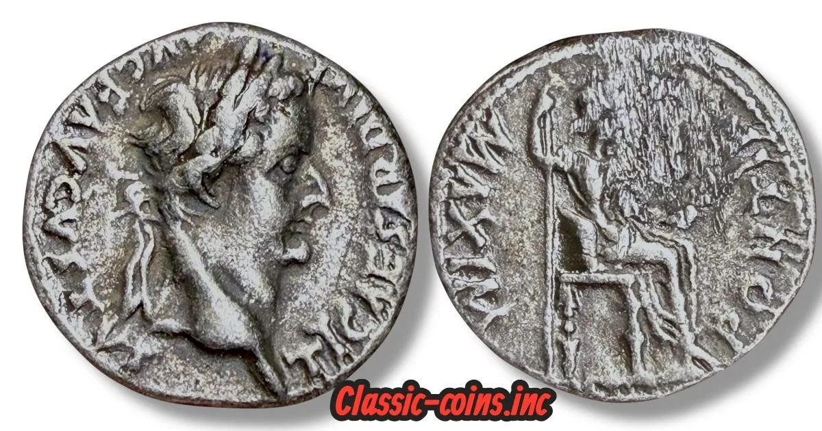 Tiberius (AD 14-37). AR denarius