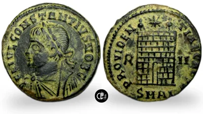 Constantine II, as Caesar, Nummus. Alexandria, AD 329-330