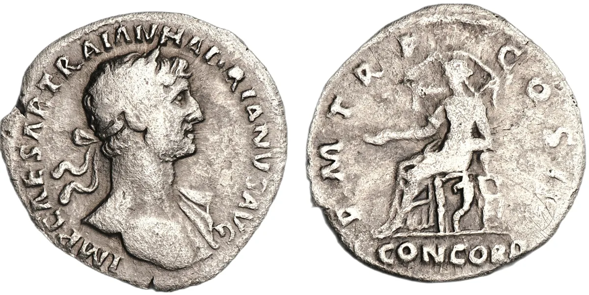 Hadrian, 117-138, Denarius