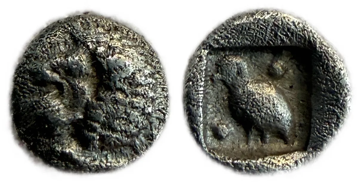 Ionia, Miletos. AR Tetartemorion