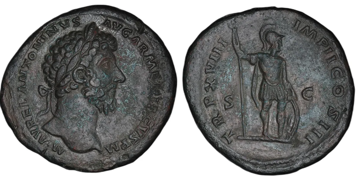 Marcus Aurelius, 161-180, Sestertius