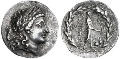 Myrina, Aeolis, 155-145 BC, "Stephanophoric" Tetradrachm