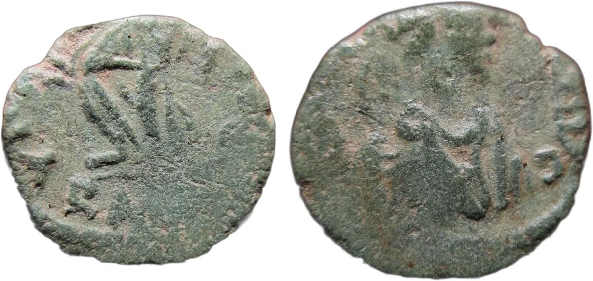 JOHANNES (Usurper, 423-425). Ae Nummus. Rome.