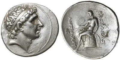 Rare Antiochos I Soter Tetradrachm