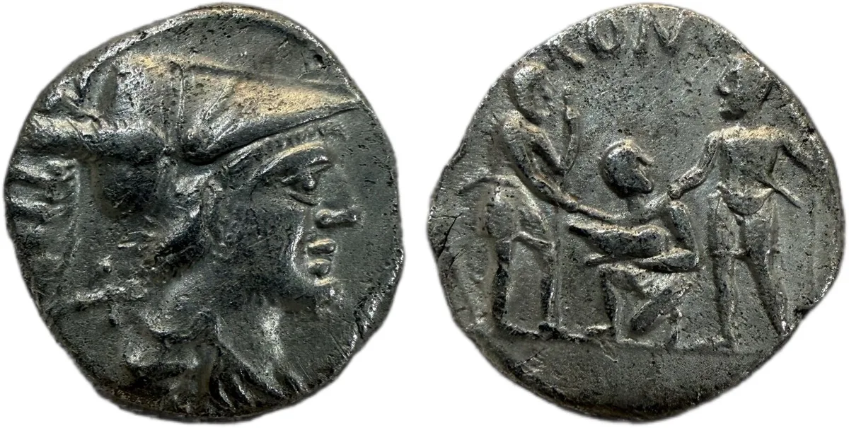 Roman Republic Ti. Veturius (137 BC). AR denarius