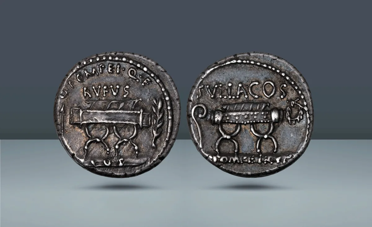 Roman Republic, Italy. Q. Pompeius Rufus, Rome, c. 54 BC