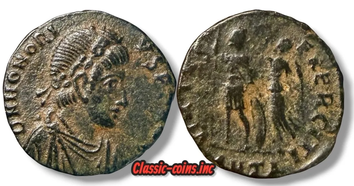 Honorius AE3/AE4, 393-423 AD