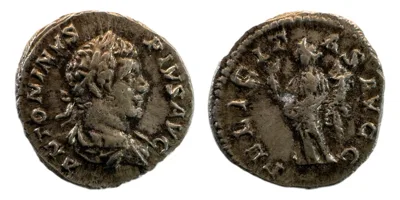 Caracalla — Denarius, FELICITAS AVGG, Rome