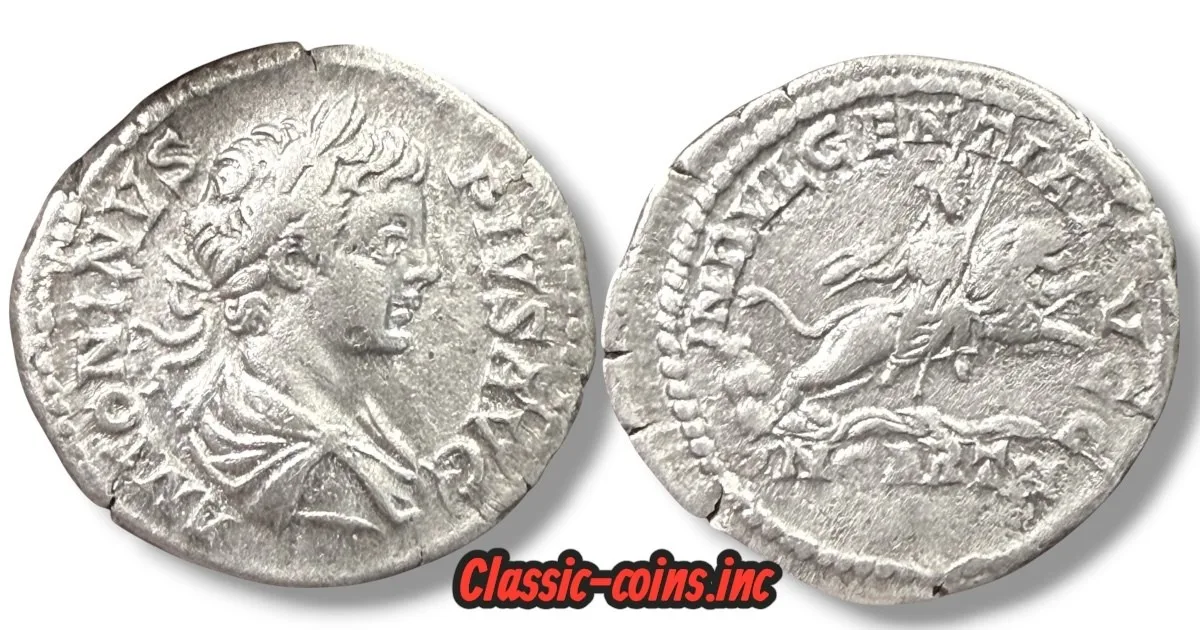 Caracalla, 198-217. Denarius (Silver, 19 mm, 2.2g), Rome, 203