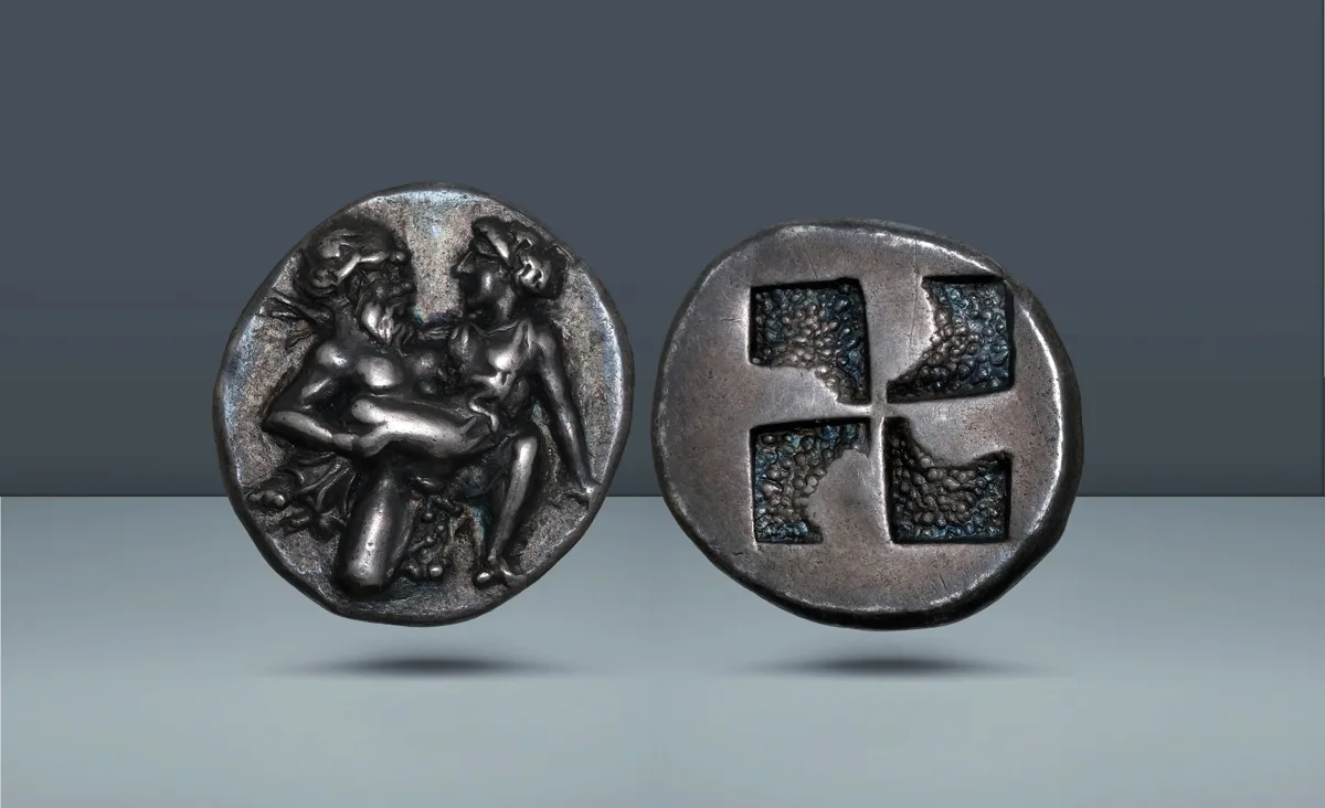 Islands off Thrace, Thasos.   c. 412-404 BC