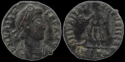 ROMAN: Valens AD 364-378 AD (Struck 367-378 AD) AE3 17.3mm 2.15gm Nummus. Rome
