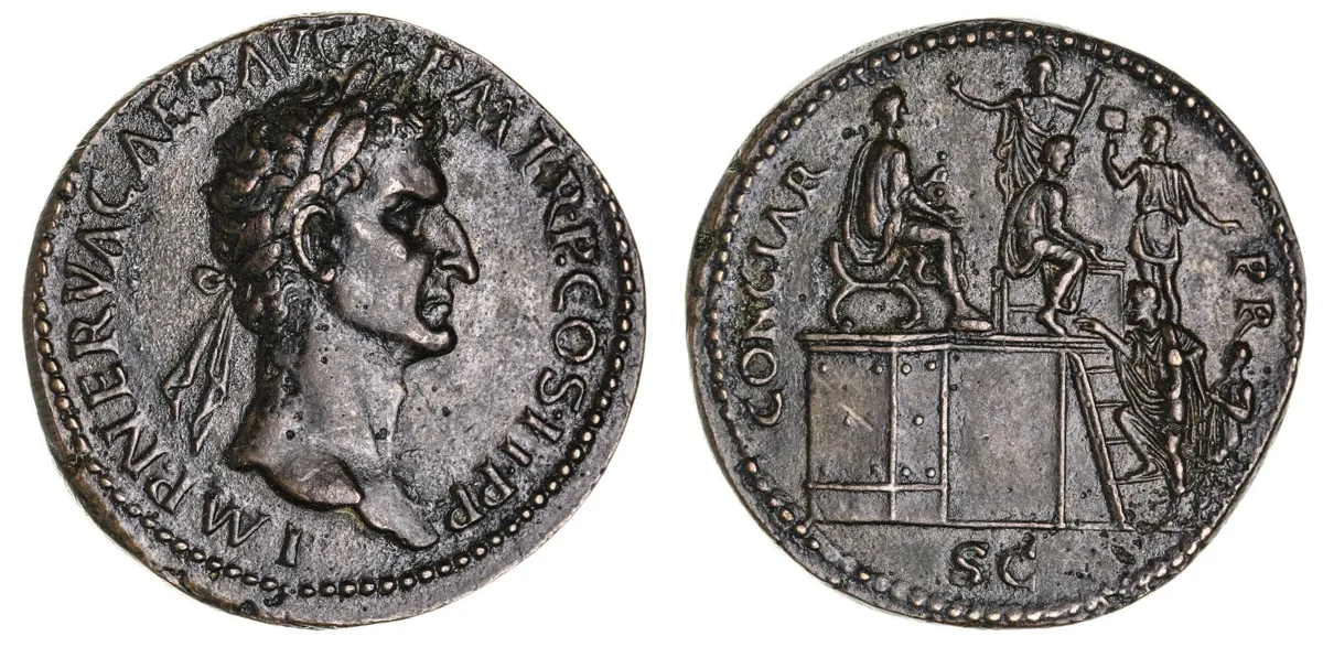 Nerva Paduan Medal, Post Cavino Cast Reproduction.