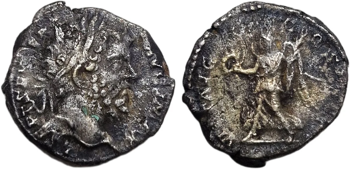 septimius severus denarius 197-198 AD