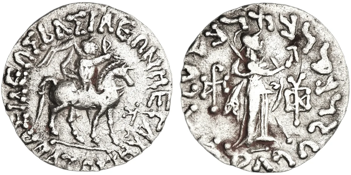 Azes II, Tetradrachm, 35–12 BC
