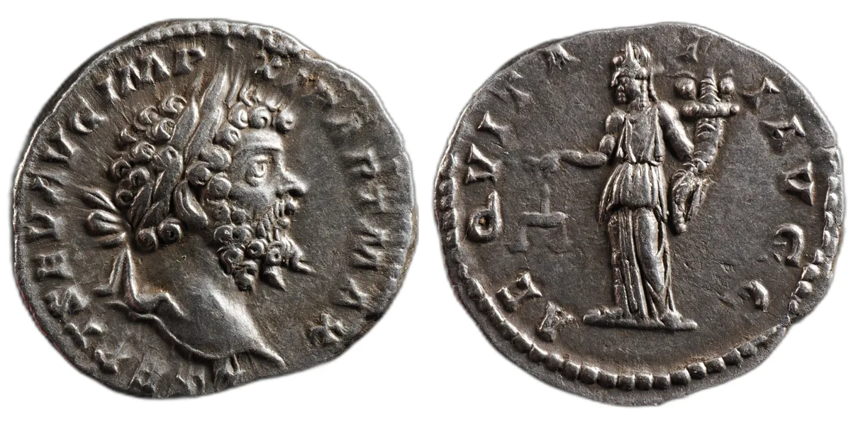 Septimius Severus AR Denarius Laodicea ad Mare AEQVITATI AVGG RIC 500