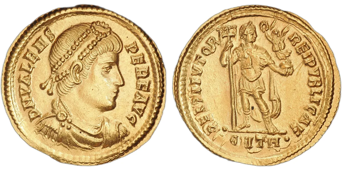 Valens, AD 364–378. AV Solidus