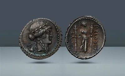Roman Republic, Italy. P. Clodius Turrinus. Rome , c. 42 BC