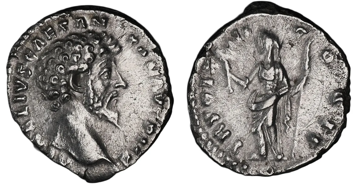 MARCUS AURELIUS as Caesar under Antoninus Pius, AD 139-161. AR Denarius