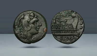 Roman Republic, C. Curatius Trigeminus. Rome, c. 135 BC