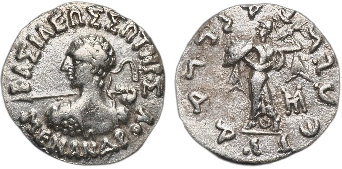 Menander I, 155-130 BC, Drachm