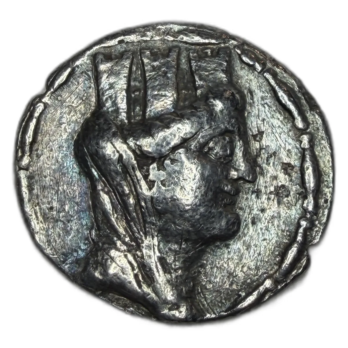 SELEUKIS and PIERIA, Laodicea ad Mare. 71 - 70 BC Tetradrachm, iridescent Tone