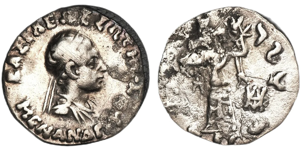 Menander I, 155-130 BC, Drachm