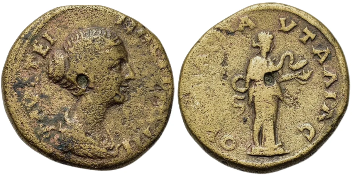 Faustina Junior (147-175 AD) Thrace Pautalia . Bronze