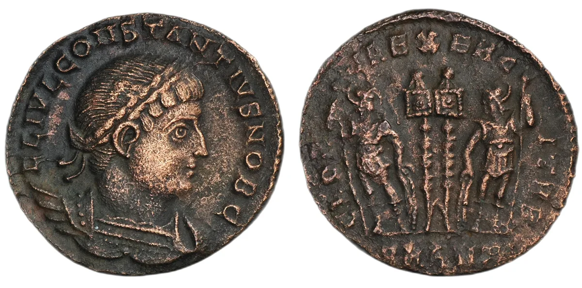 Constantius II, 337-361, AE3