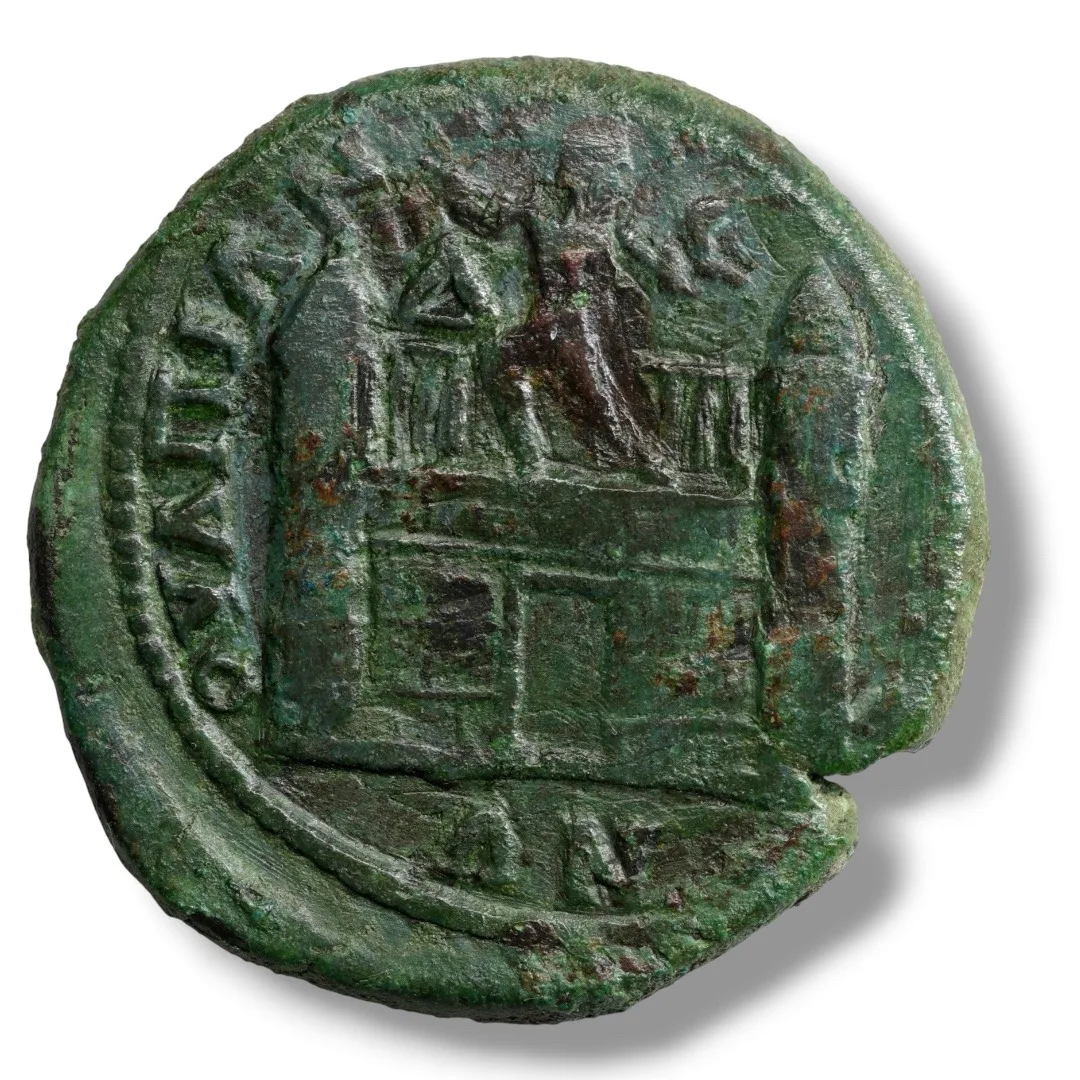 ROMAN PROVINCIAL – Thrace Geta as Caesar, AD 198-209 AE 28 – Anchialus