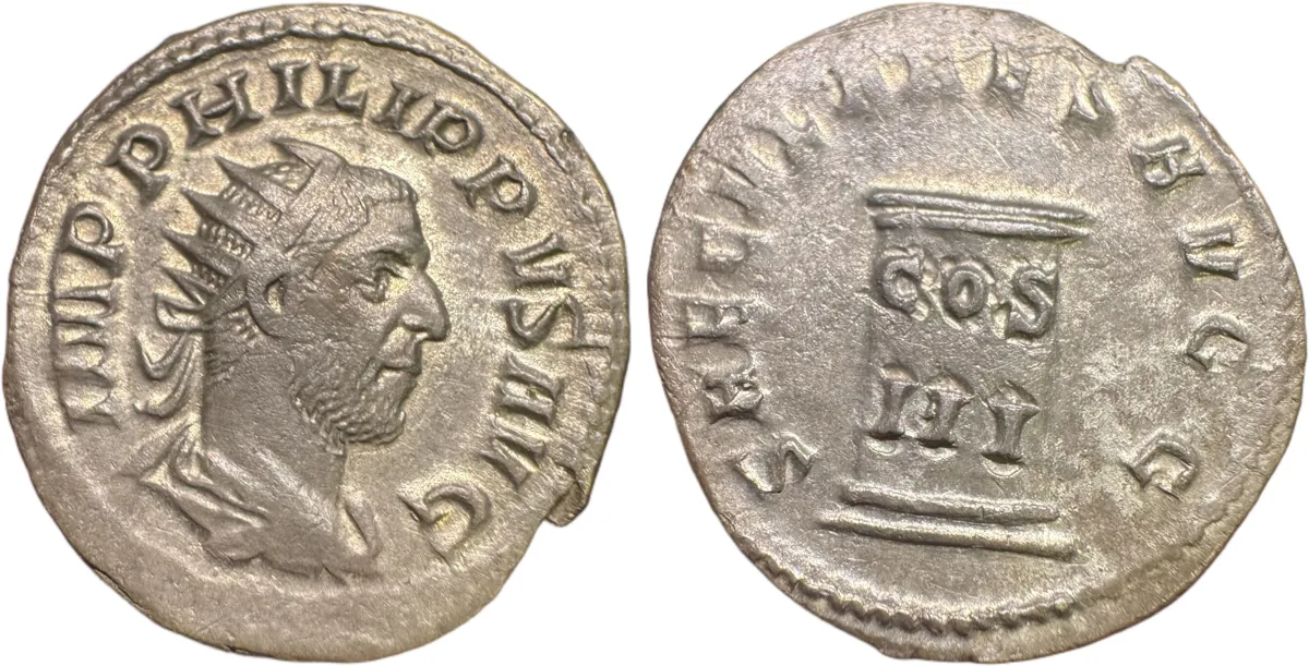Philip I Antoninianus, 1000 year anniversary