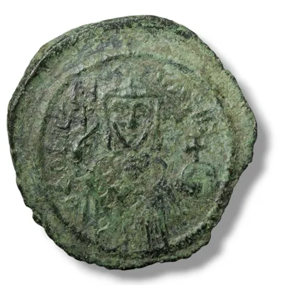 Theophilus (AD 829–842) AE Follis, Constantinople mint.
