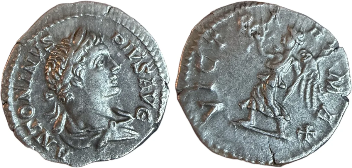 Exceptional Portrait - Caracalla Denarius 144b