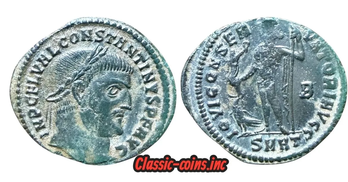 Constantine I Folis Heraclea 313 AD.