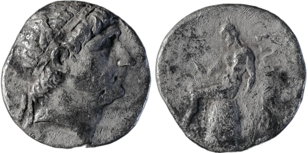 Seleucid silver Tetradrachm of Antiochos I Soter